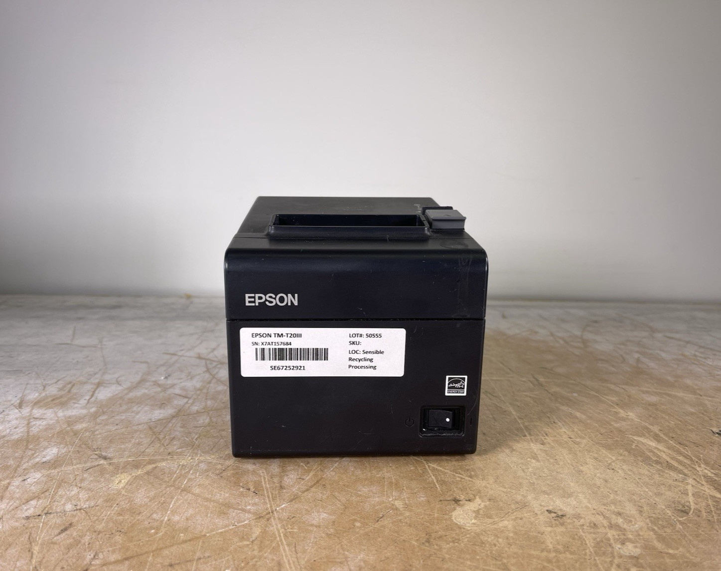 EPSON TM-T20III THERMAL RECEIPT PRINTER (NO POWER SUPPLY)