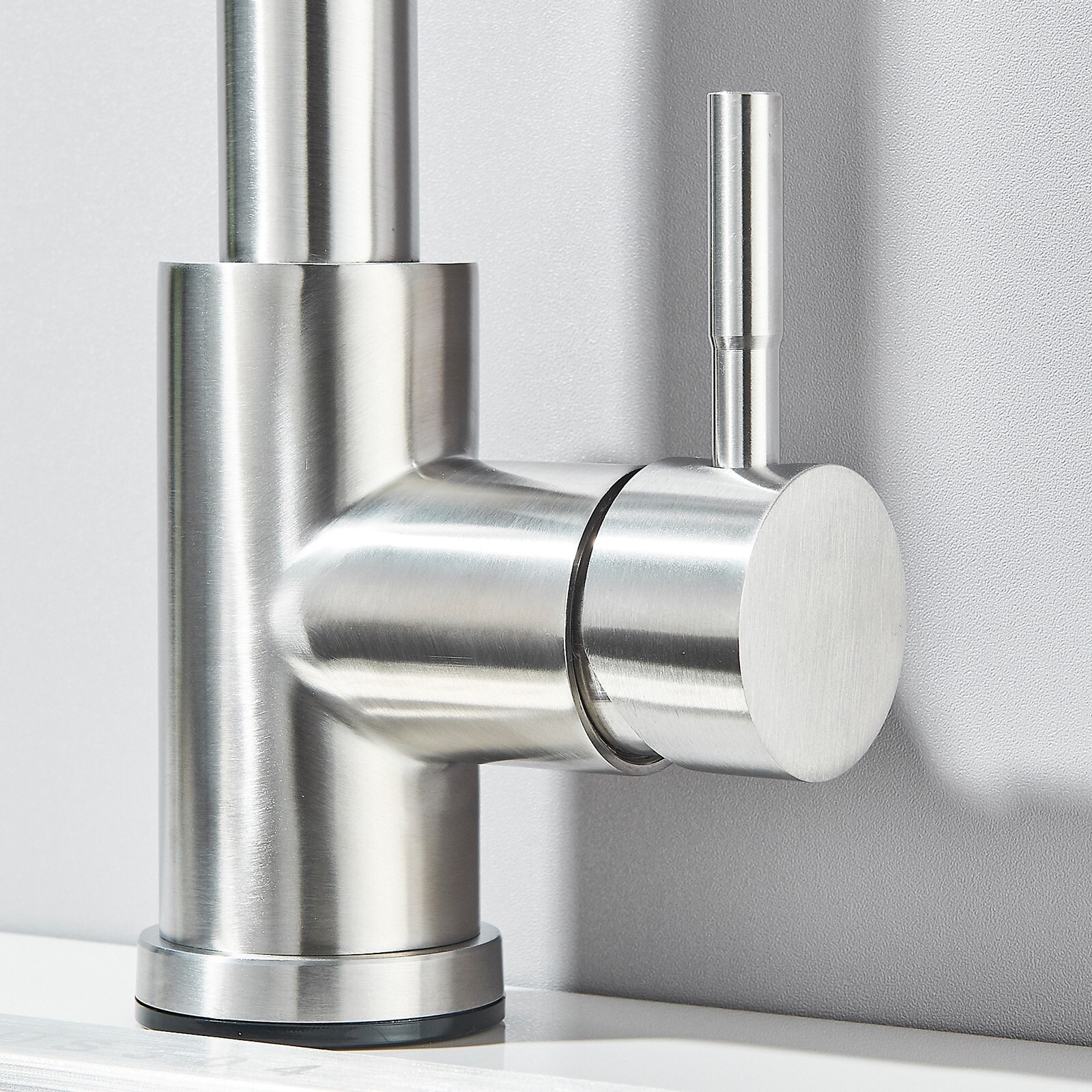 Touch Sensor Kitchen Faucet Pull Down Sprayer Swivel Sink Mixer Brushed Nickel