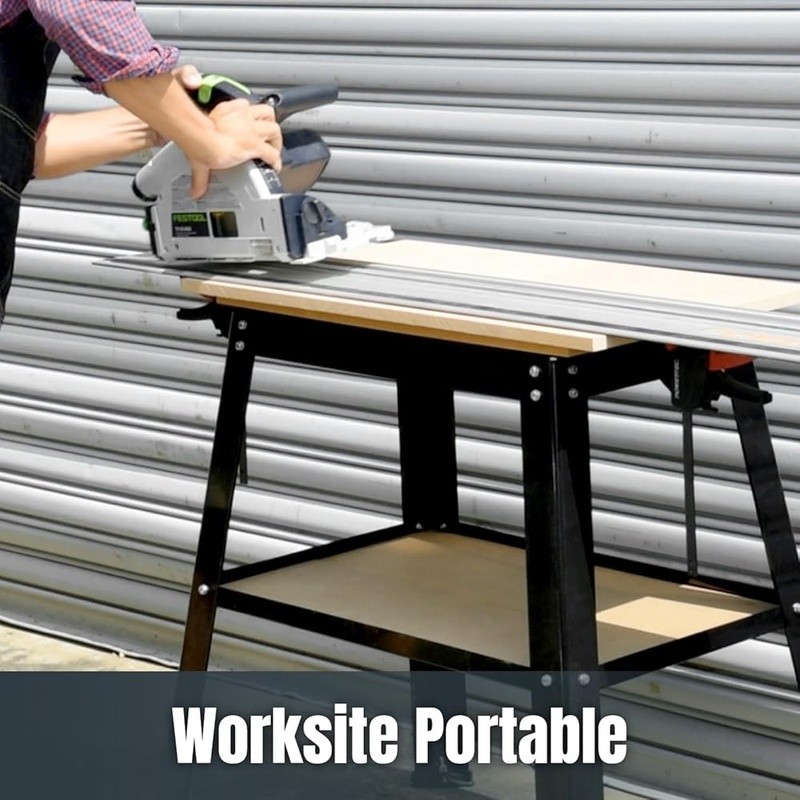 Universal Power Tool Support Compact Workbench Adjustable Heavy Duty Non-Slip US