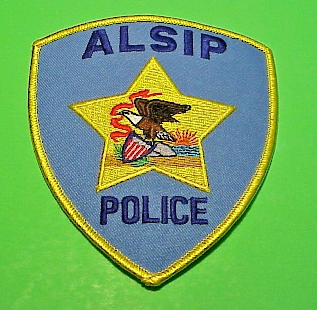 ALSIP  ILLINOIS  IL  4 3/4"  POLICE PATCH  FREE SHIPPING!!!