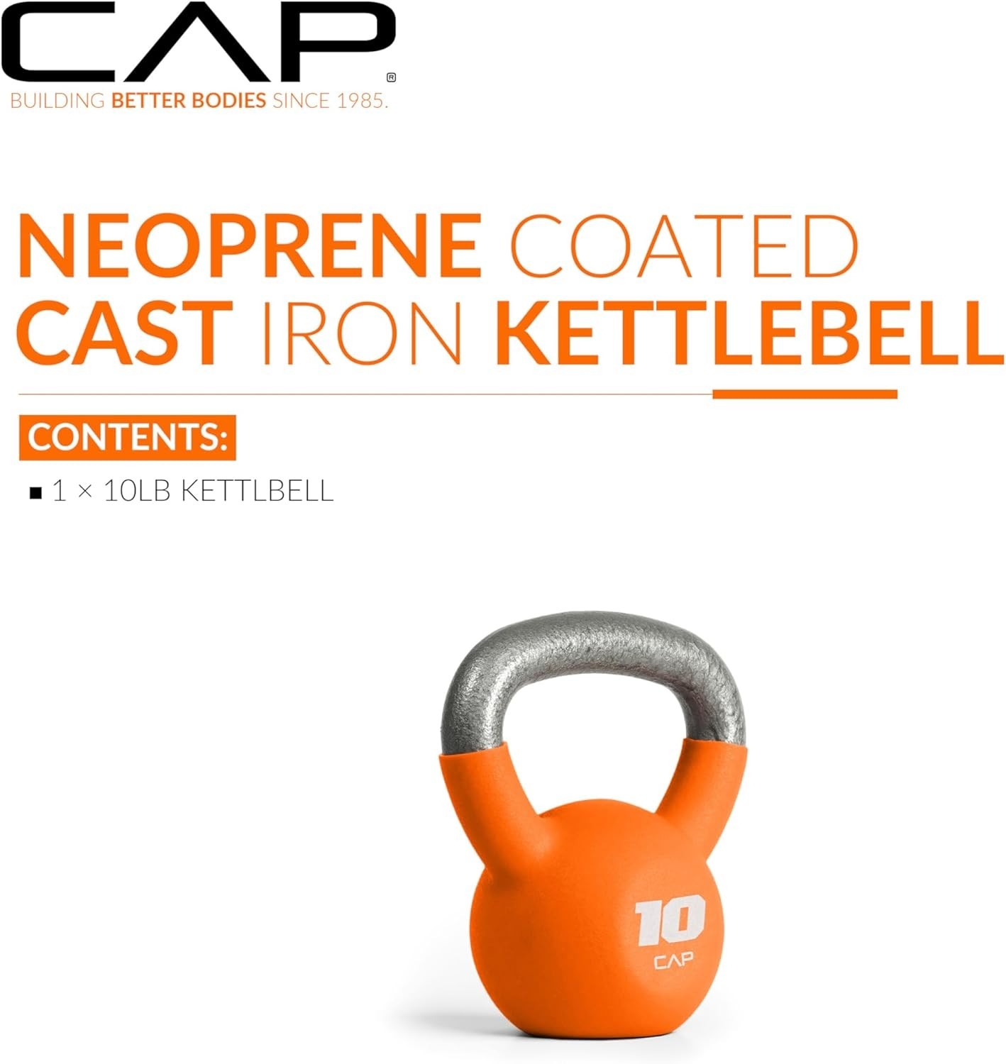 Cast Iron Kettlebell - Coated Options, Singles and Sets, Multiple Weight Choices