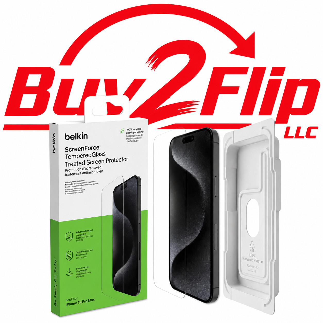 Belkin Tempered Glass Screen Protector iPhone 17 / 16 PRO - NEW