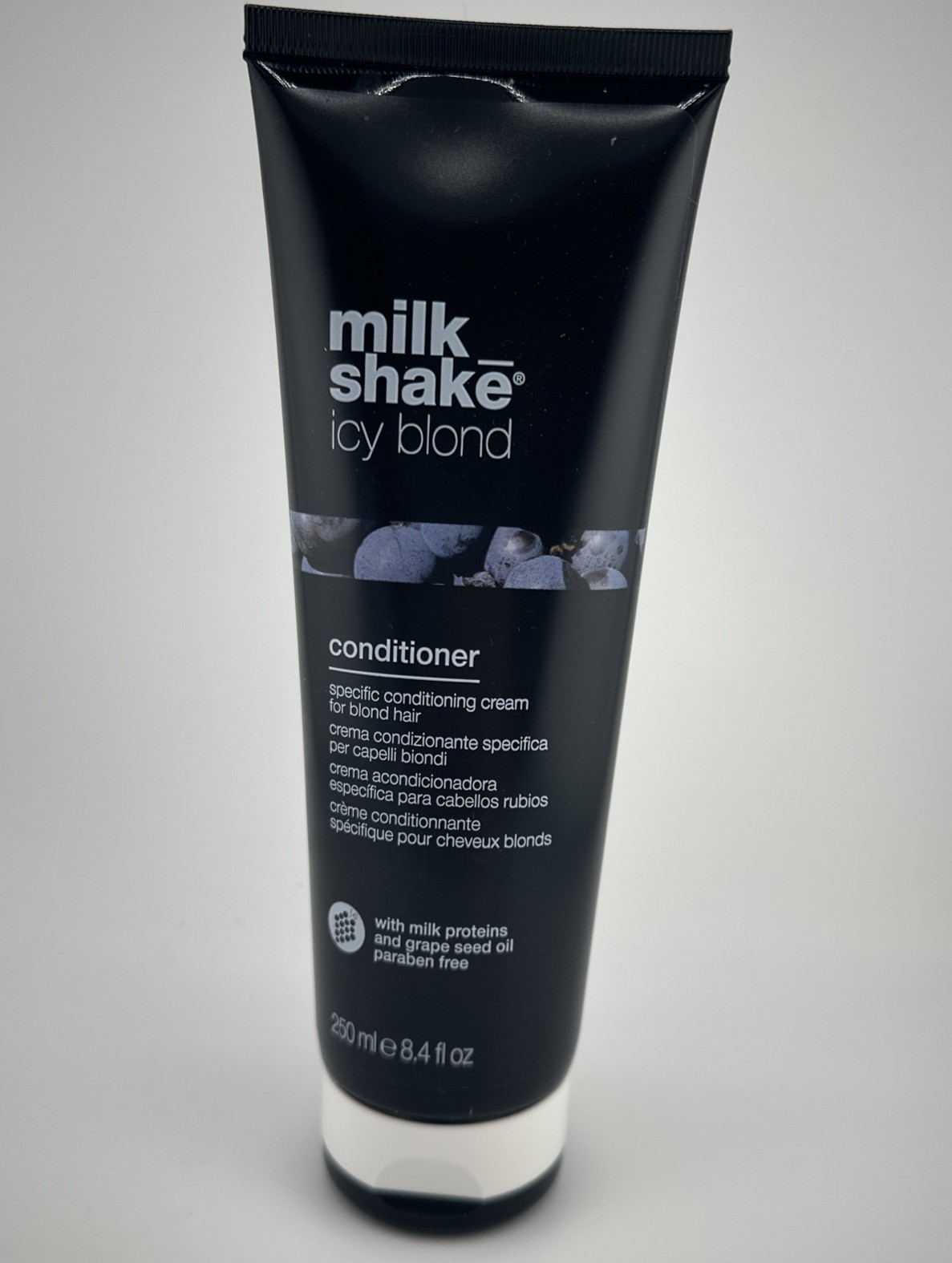 Milk_Shake Icy Blond Conditioner, Black Pigment for Platinum Hair 8.4oz, New