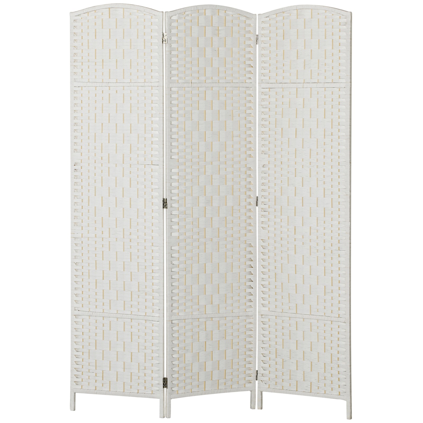 6FT Room Divider 3 Panel Folding Privacy Screen Portable Partition for Bedroom