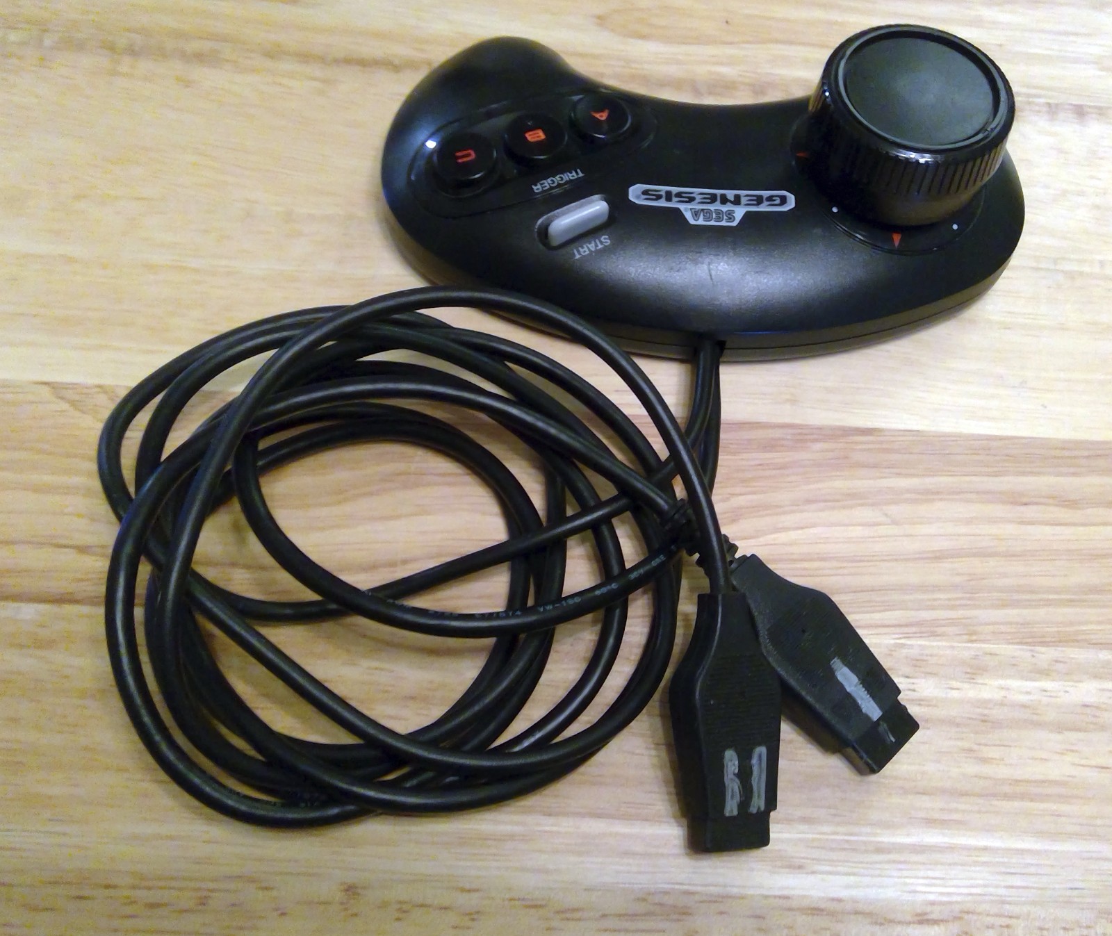 Vectrex Hydra SEGA Genesis Modded Controller Spinner Joystick Control Panel Mod
