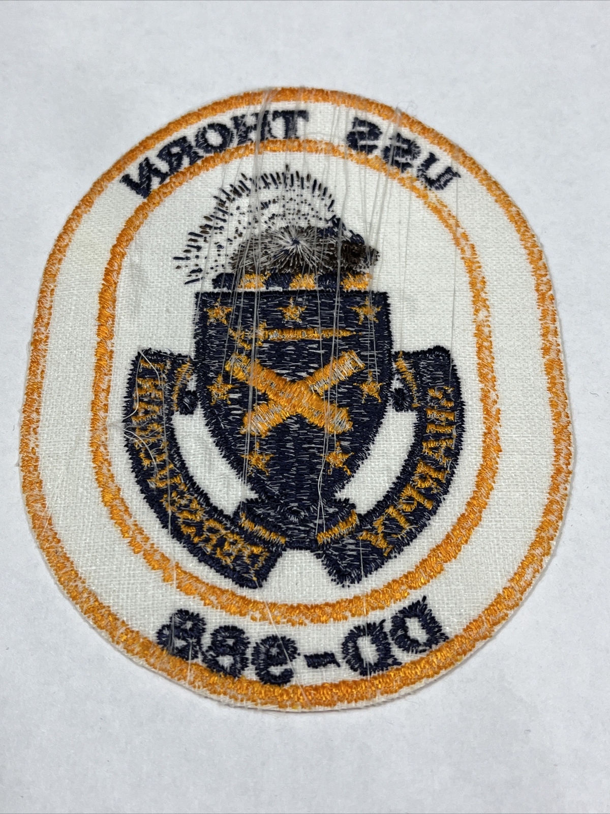 DD-988 USS THORN US Navy Destroyer Ship Vintage Crew Patch