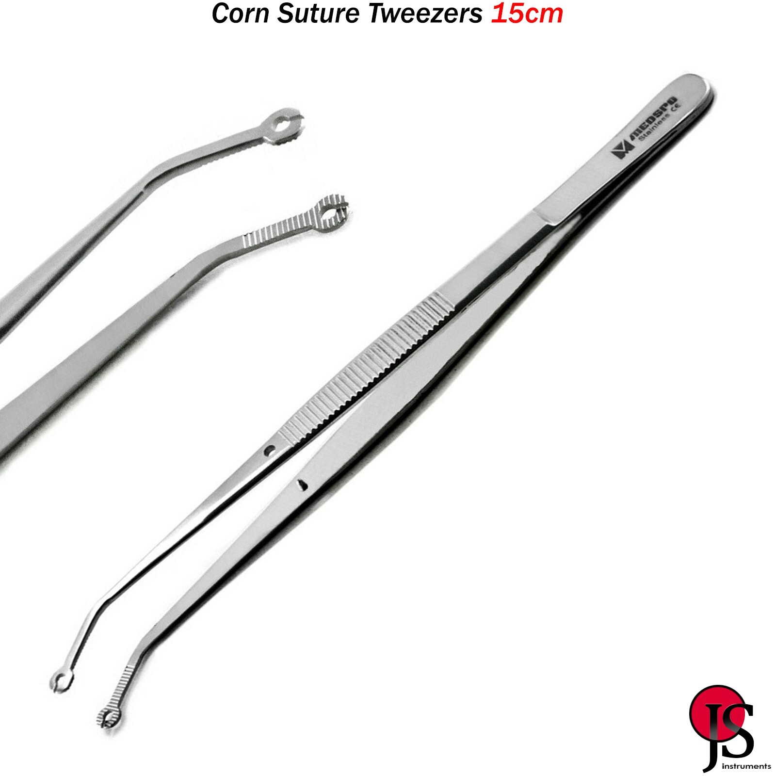 Corn Suture Tissue Plier Forceps Soft Tissue Suturing Surgical Dental