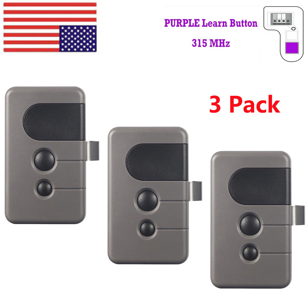 139.53753 For Sears Craftsman Garage Door Opener Remote Control 315MHZ Purple🔶