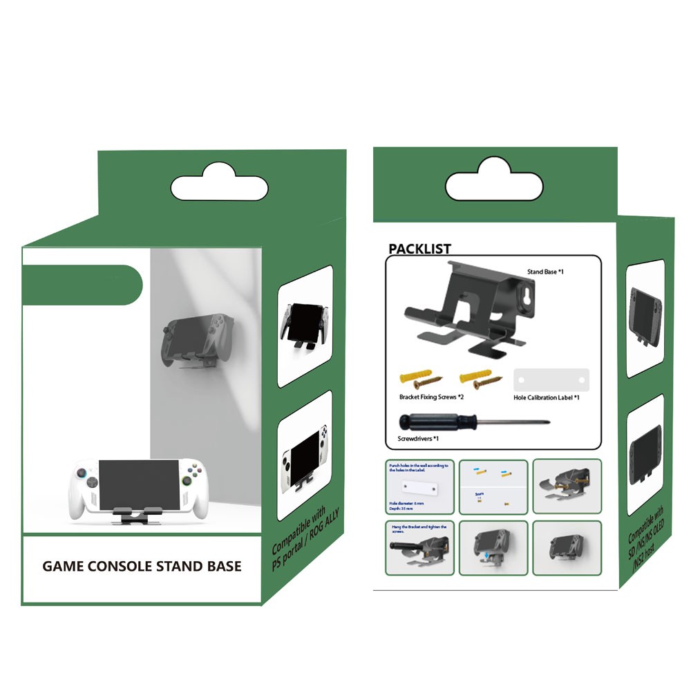 For ROG Ally/ ROG XBOX Ally Console Grip Universal Wall Bracket Desktop Stand
