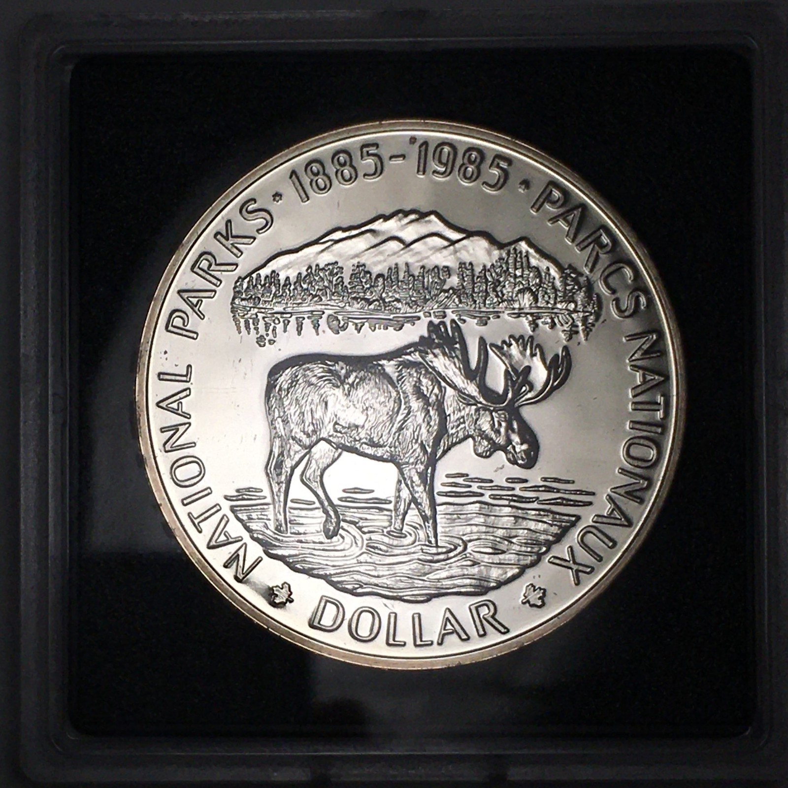 1985 Canada Silver Dollar - National Parks - KM#143 .375 ASW - 8262-SF
