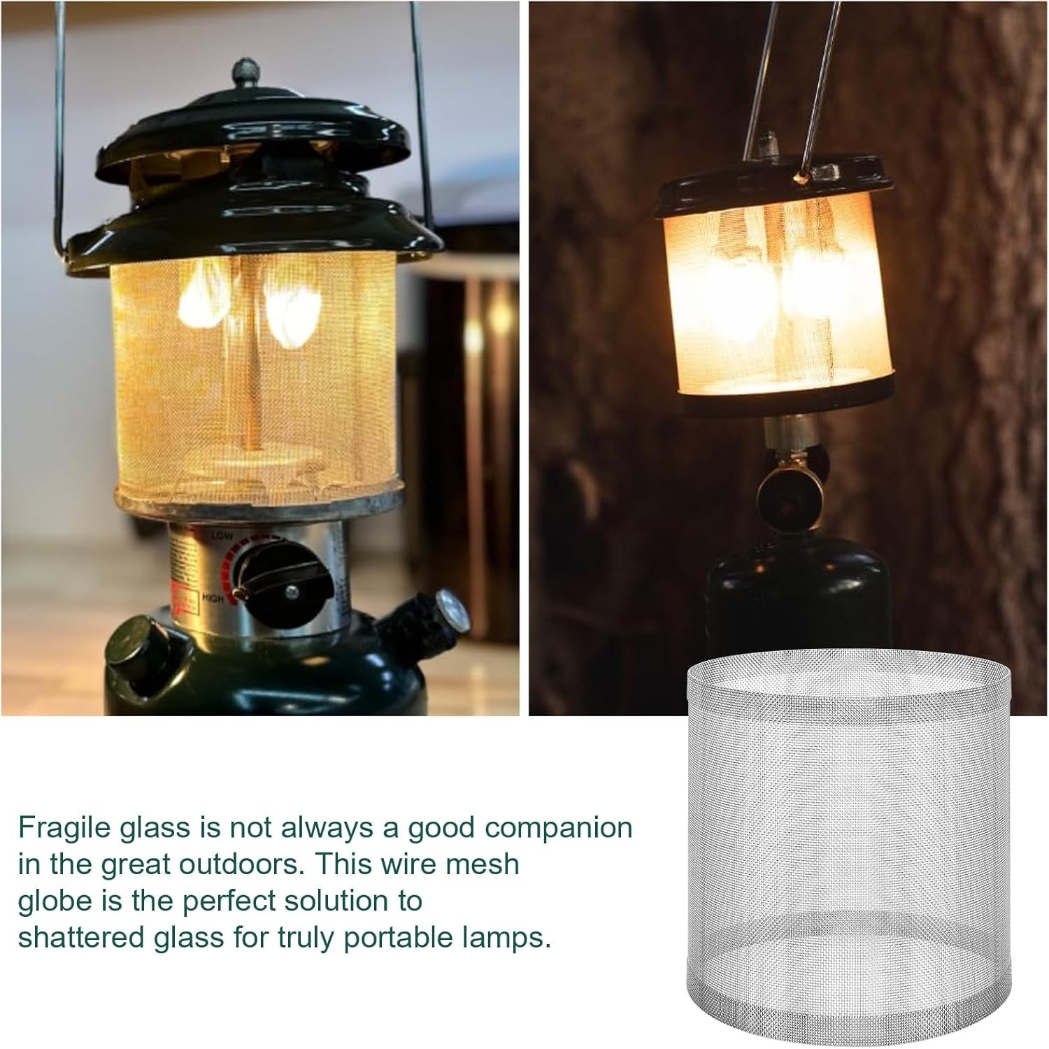 Lantern Globe Coleman 288 Lantern Globe Lantern Glass Replacement Mesh Stansport