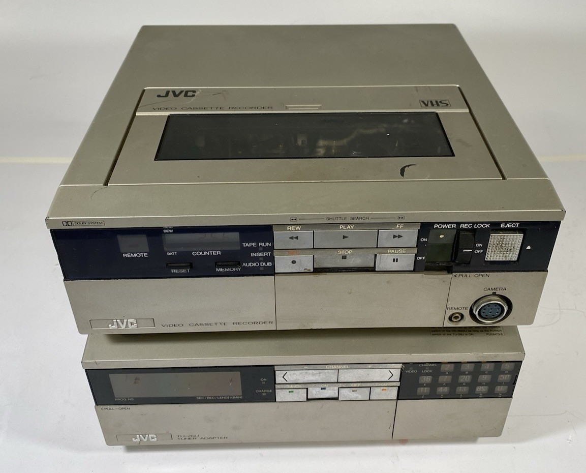 Vintage JVC TU-26U Tuner Adapter w/ JVC HR-2650U VCR *READ*
