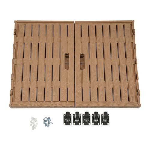 Large Stackable Collapsible Storage Bins Dolly Cart with Wheels for markets
