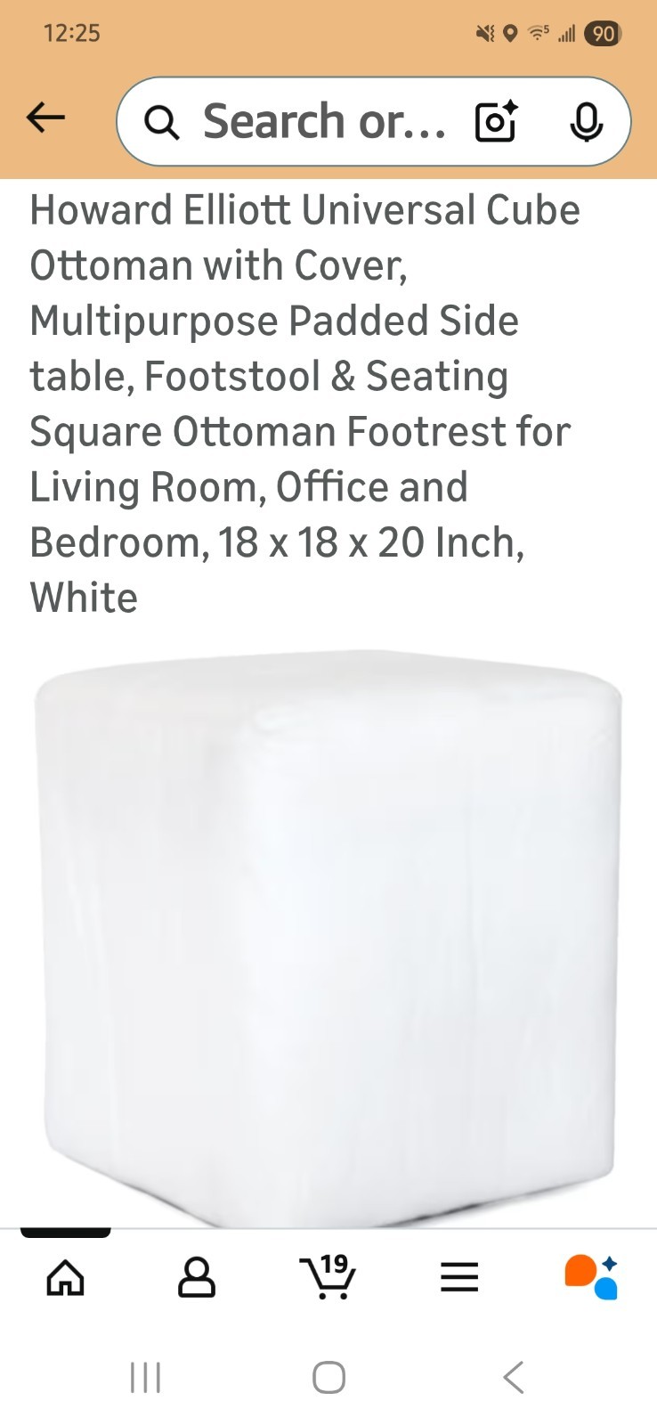 Howard Elliot Ottoman