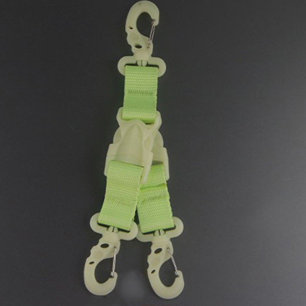 Lightweight Nylon Diving Fin Strap with Glow Feature for Easy Visibility