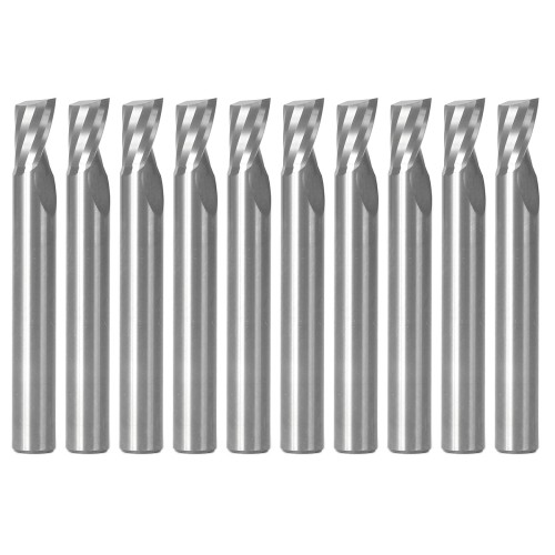 1/4" Diameter O Flute Upcut Endmill (10 Pack) 1/4" Shank - Yonico 31015-SC-10PK