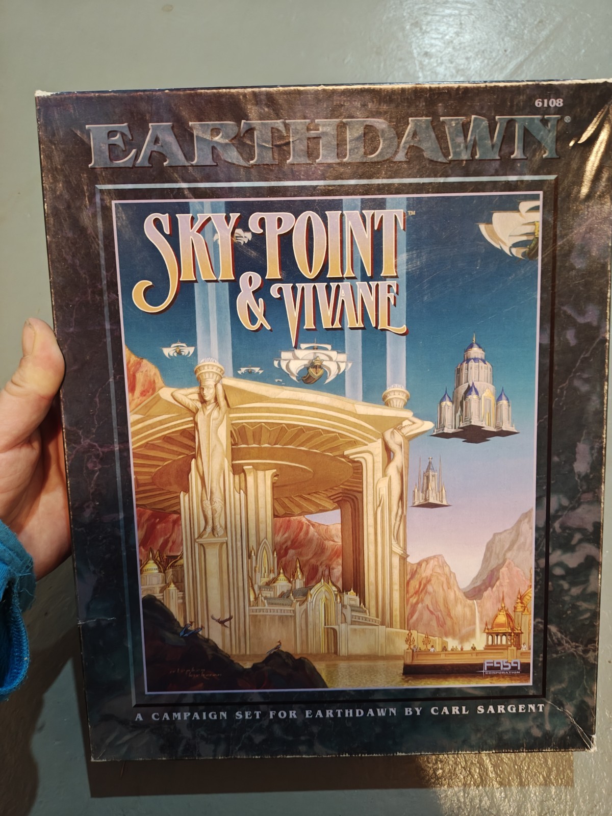 FASA Earthdawn Sky Point Vivane Campaign Box Set 6108 By Carl Sargent