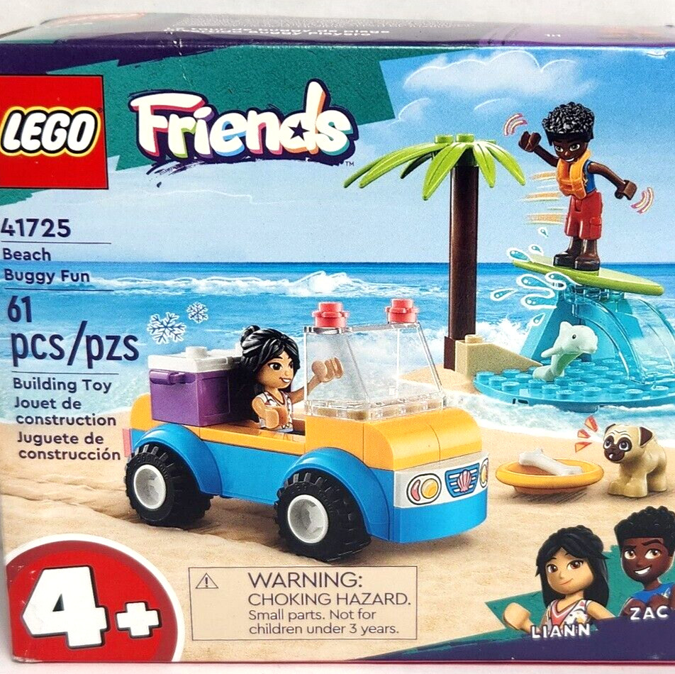 LEGO Friends Beach Buggy Fun 41725 Building Toy Set