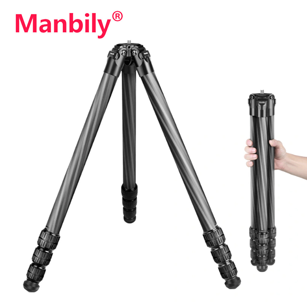 US Manbily Tripod Carbon Fiber Tripod WZ-324 , 32mm Tube, Max. Load 44lbs/20kg