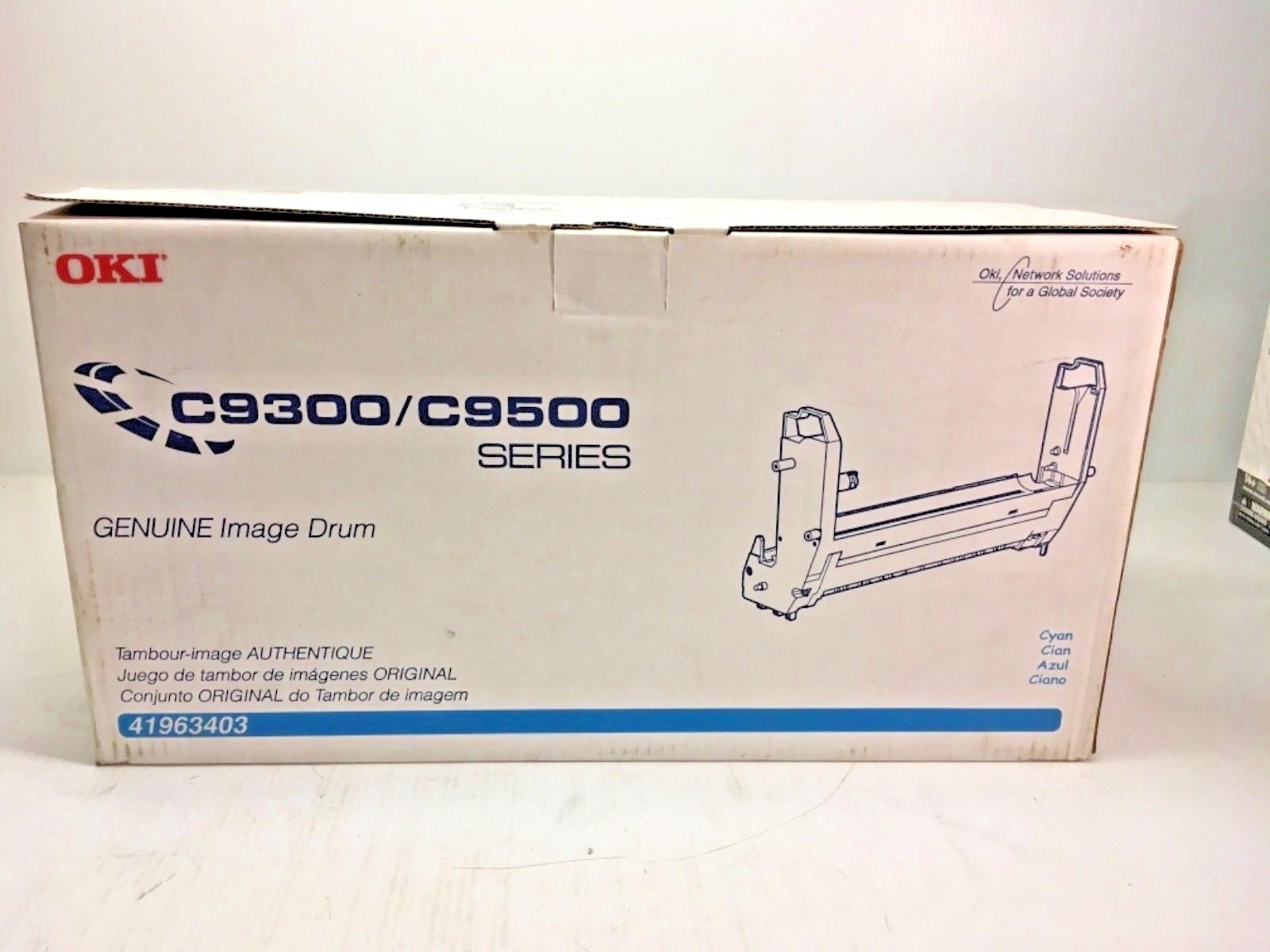 Oki Data C9300/C9500 series Genuine Image Drum 41963403 Cyan Sealed New in Box