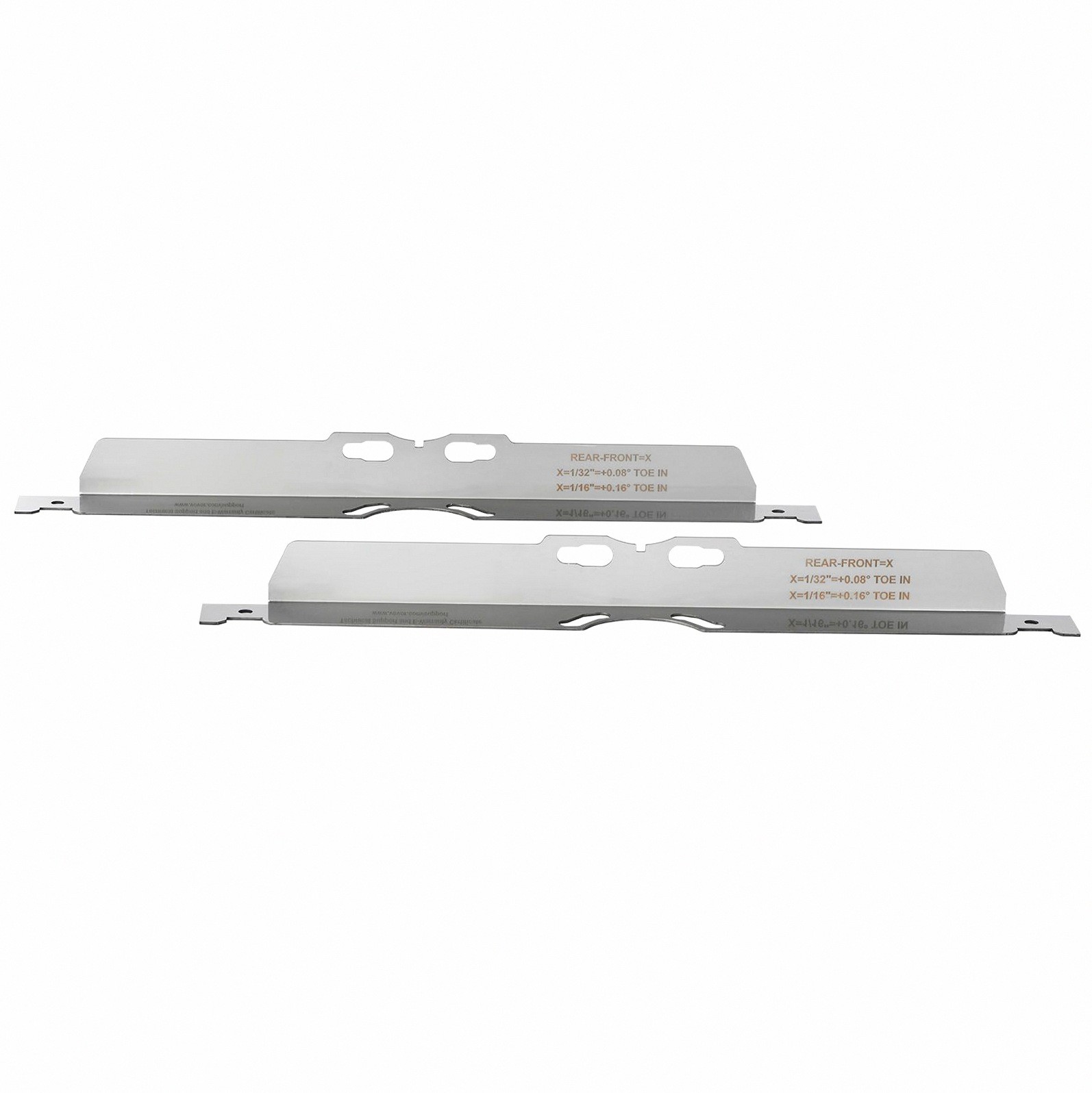 Wheel Toe Alignment Tool 2-PK Stainless Steel Plates
