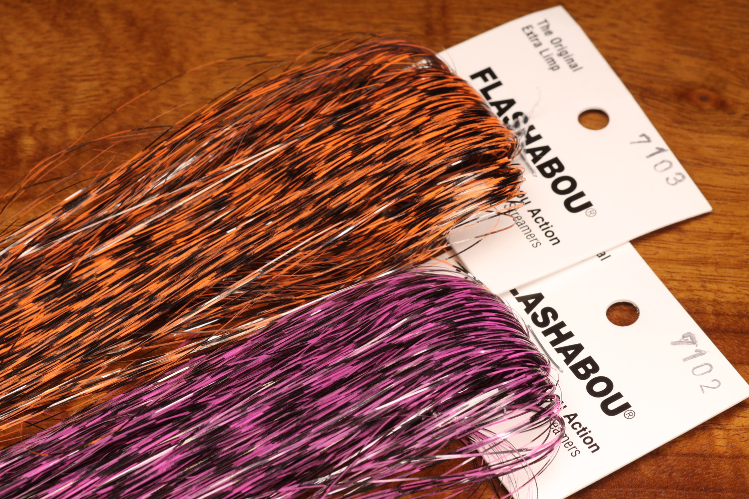 GRIZZLY BARRED FLASHABOU Fly & Jig Tying Flash Material by Hedron Inc.