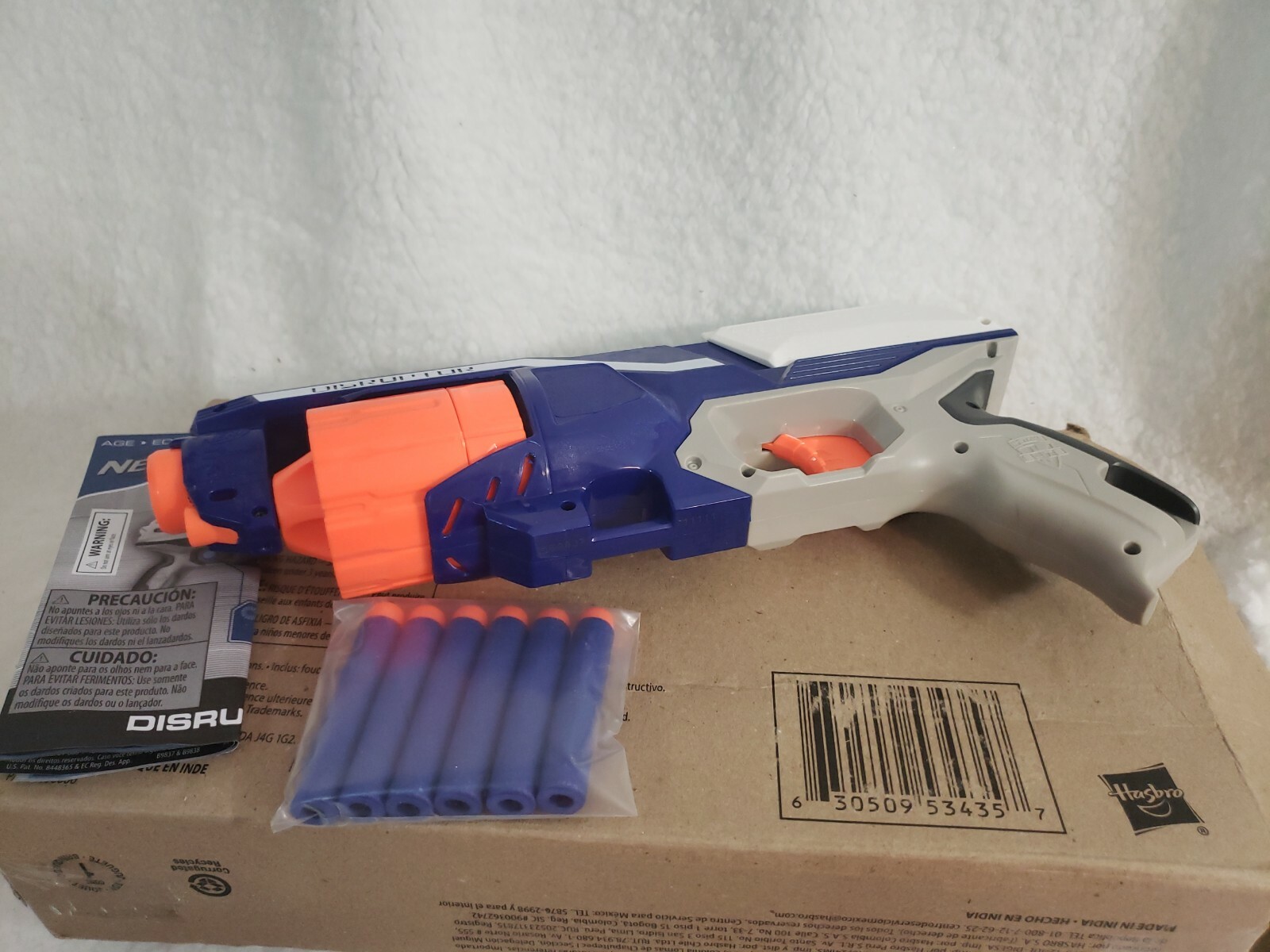 NERF N-Strike Elite Disruptor Frustration Free Packaging NEW OPEN BOX