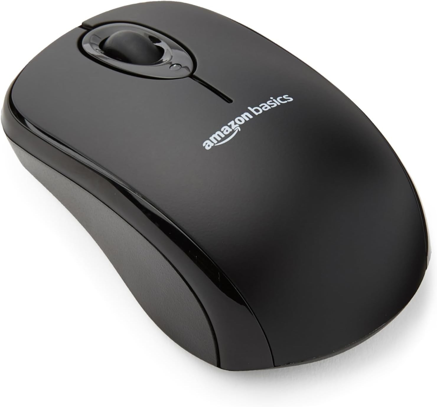Smooth and Reliable Wireless Optical Mouse with Built-in USB Receiver - Black