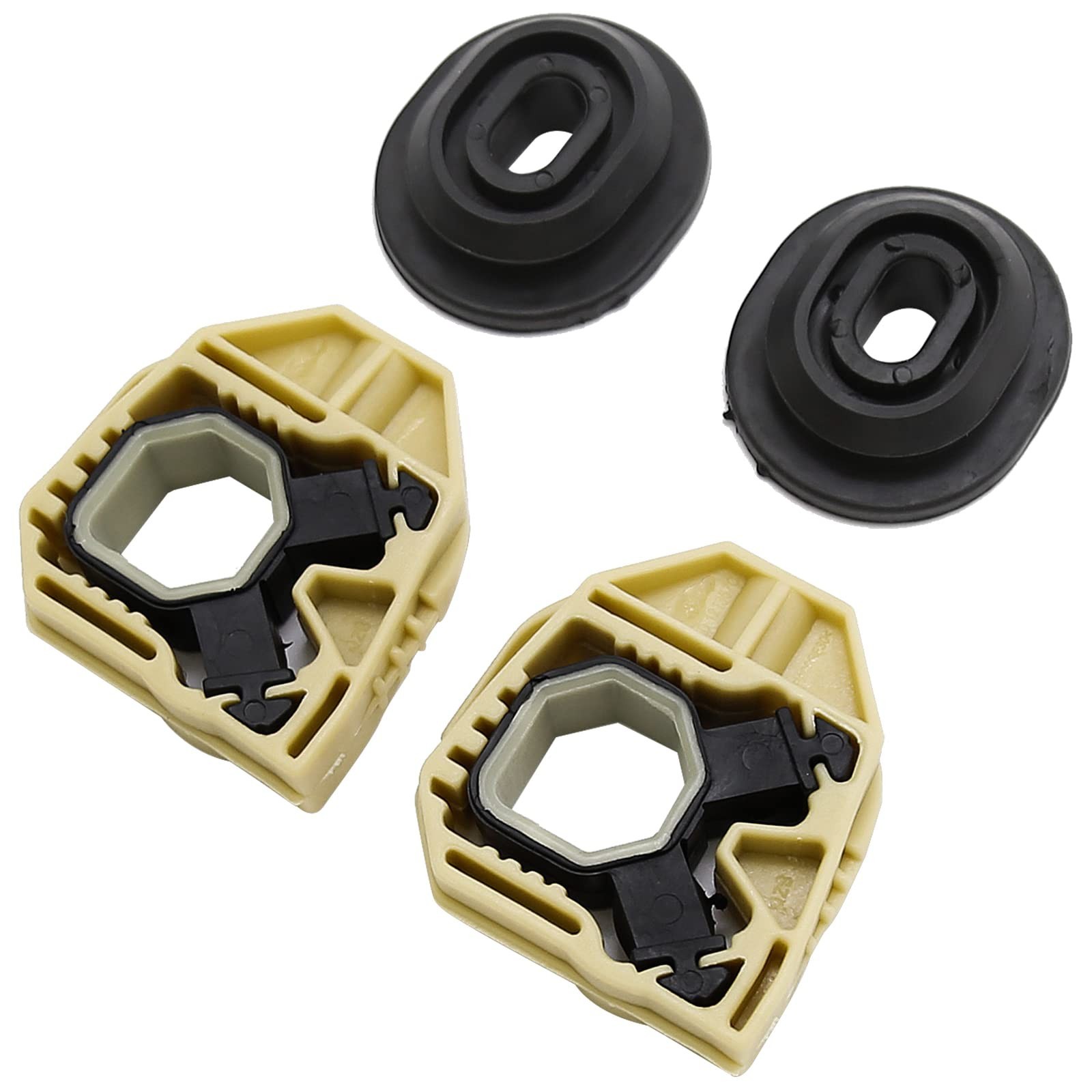 Upper Lower Radiator Mount,4Pack Rubber Radiator Water Tank Support Replaceme...