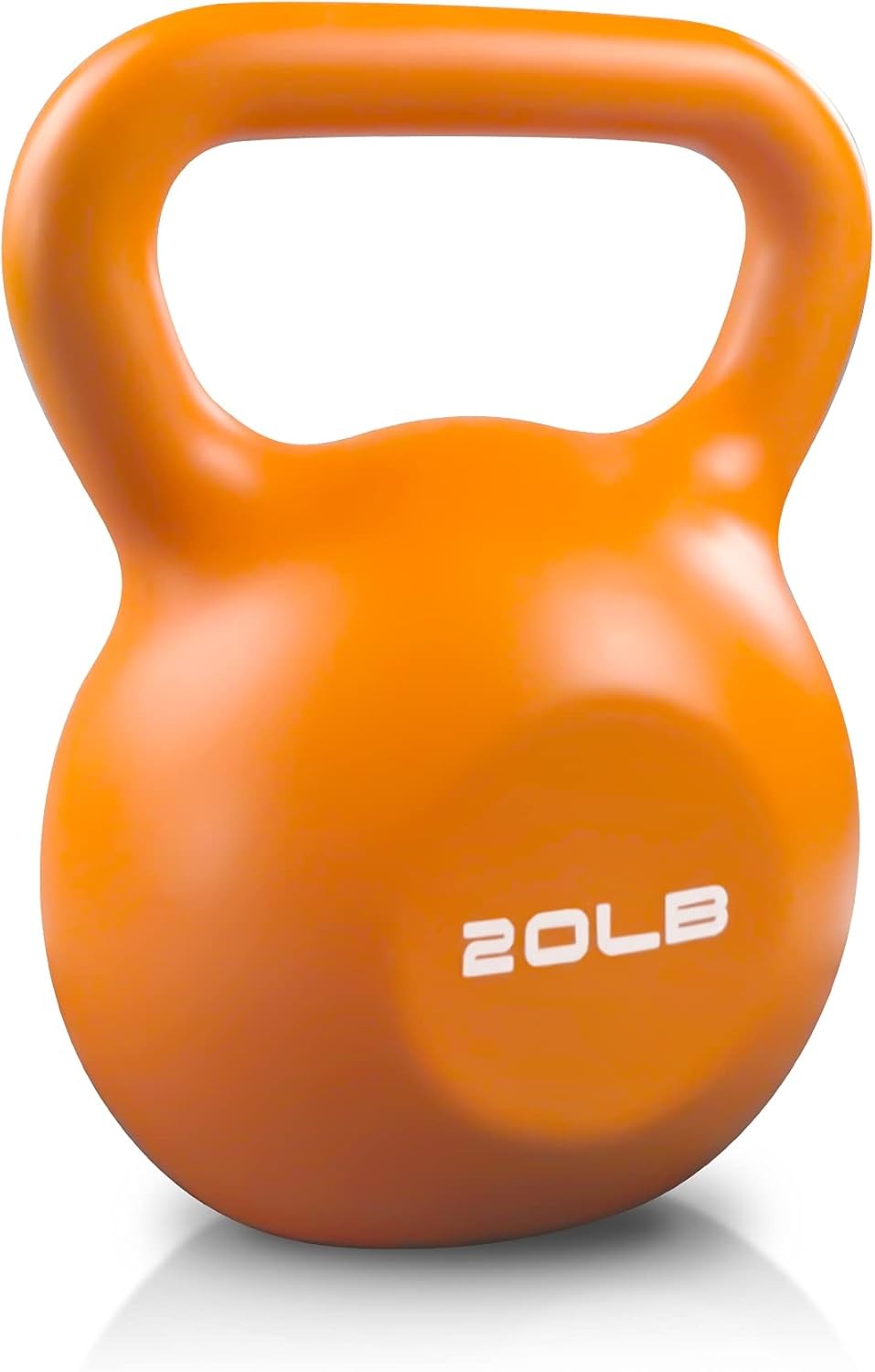 20lbs Kettlebell Wide Grip Vinyl Coated for Women Home Gym Weight LiftingWorkout