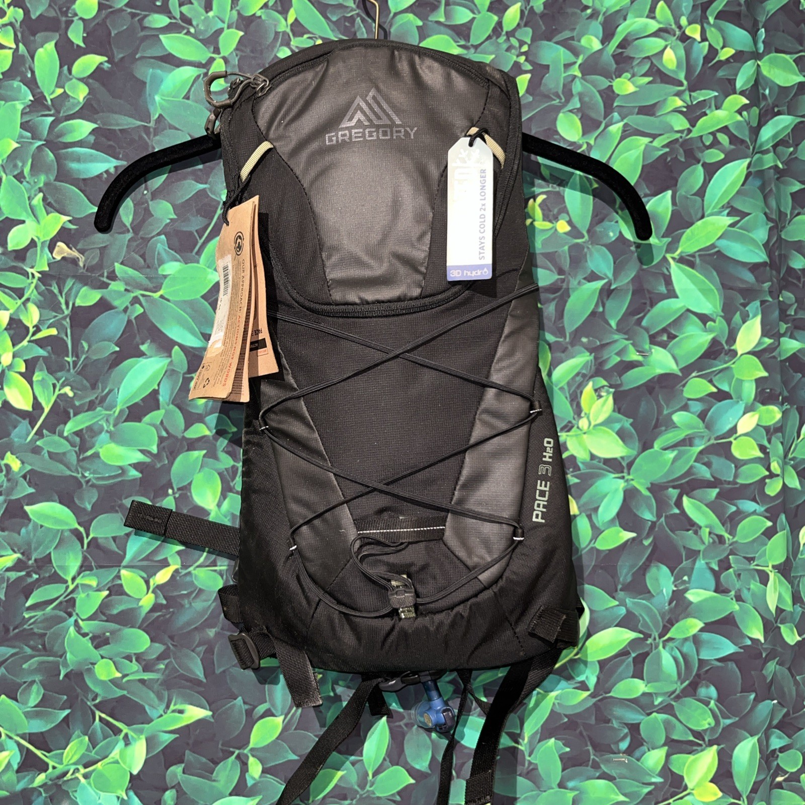Gregory Black Pace 3 H2O Pack With defects