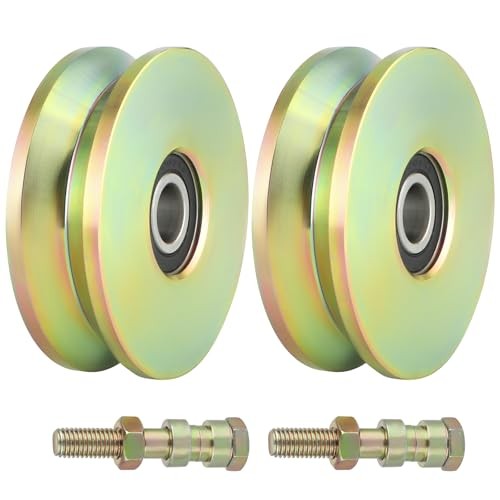 Skelang 4 in V-Groove Wheel, Slide Gate Wheel with Double Bearings, Rolling