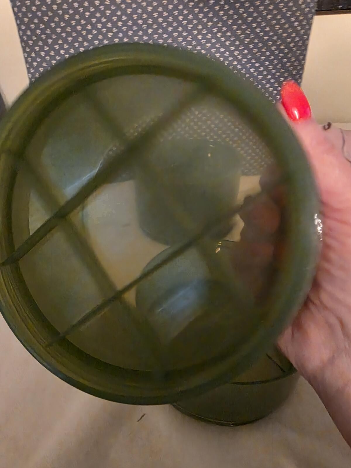 Green Translucent Plastic Stackable Snack Bowls Set of 3 Retro Kitchen