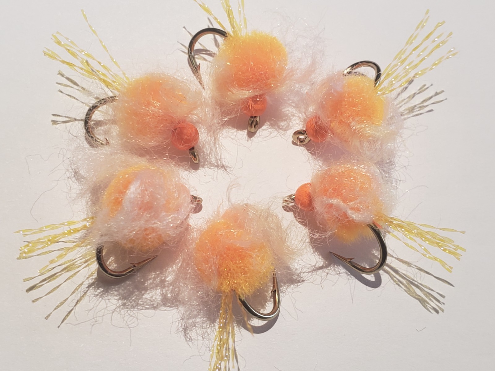 Bead Head UV Nuke Egg Steelhead Orange Size 8 (per 6)