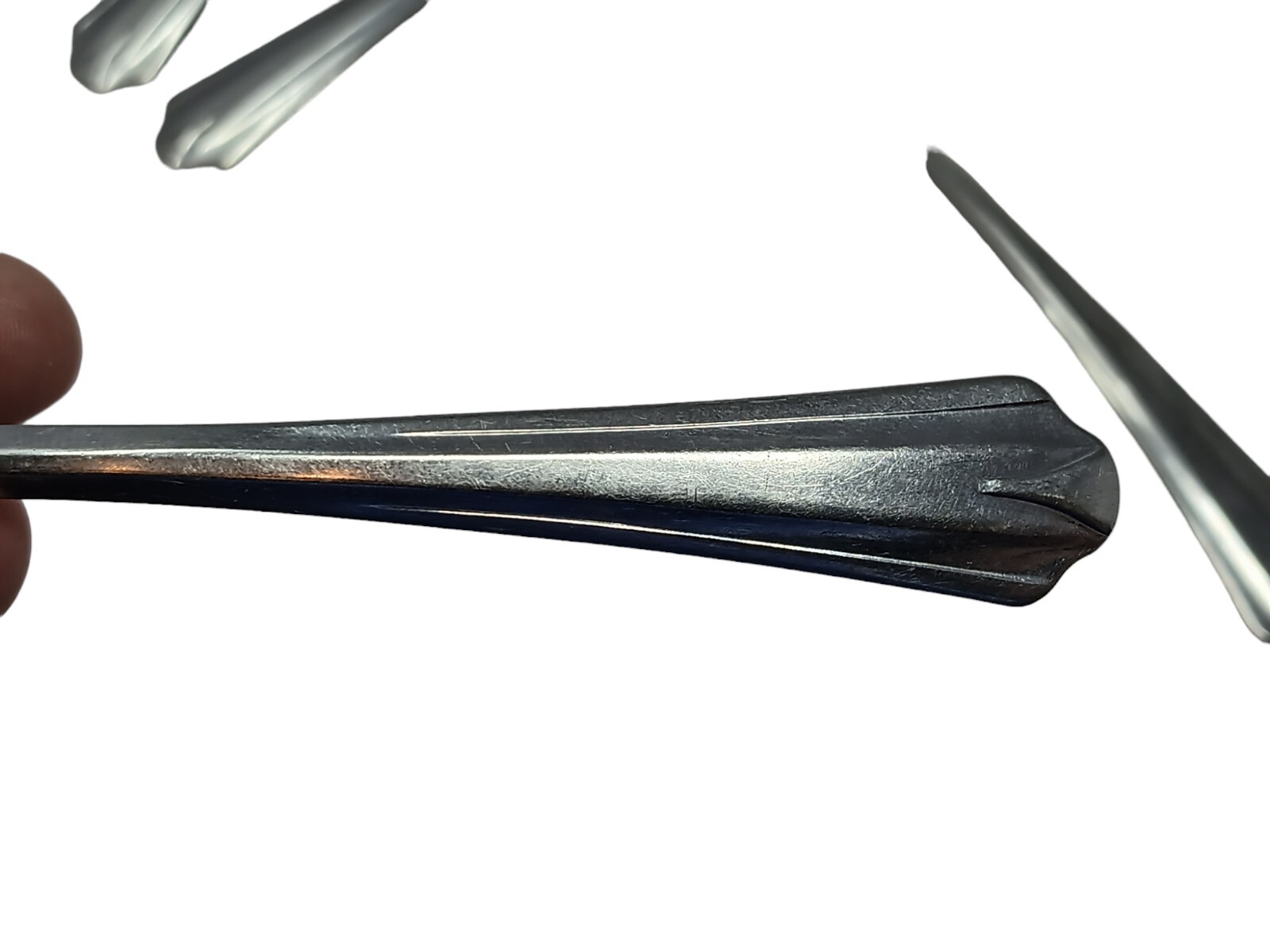 HB Co Stainless USA 6" Flatware Solid Teaspoons Set Of 3