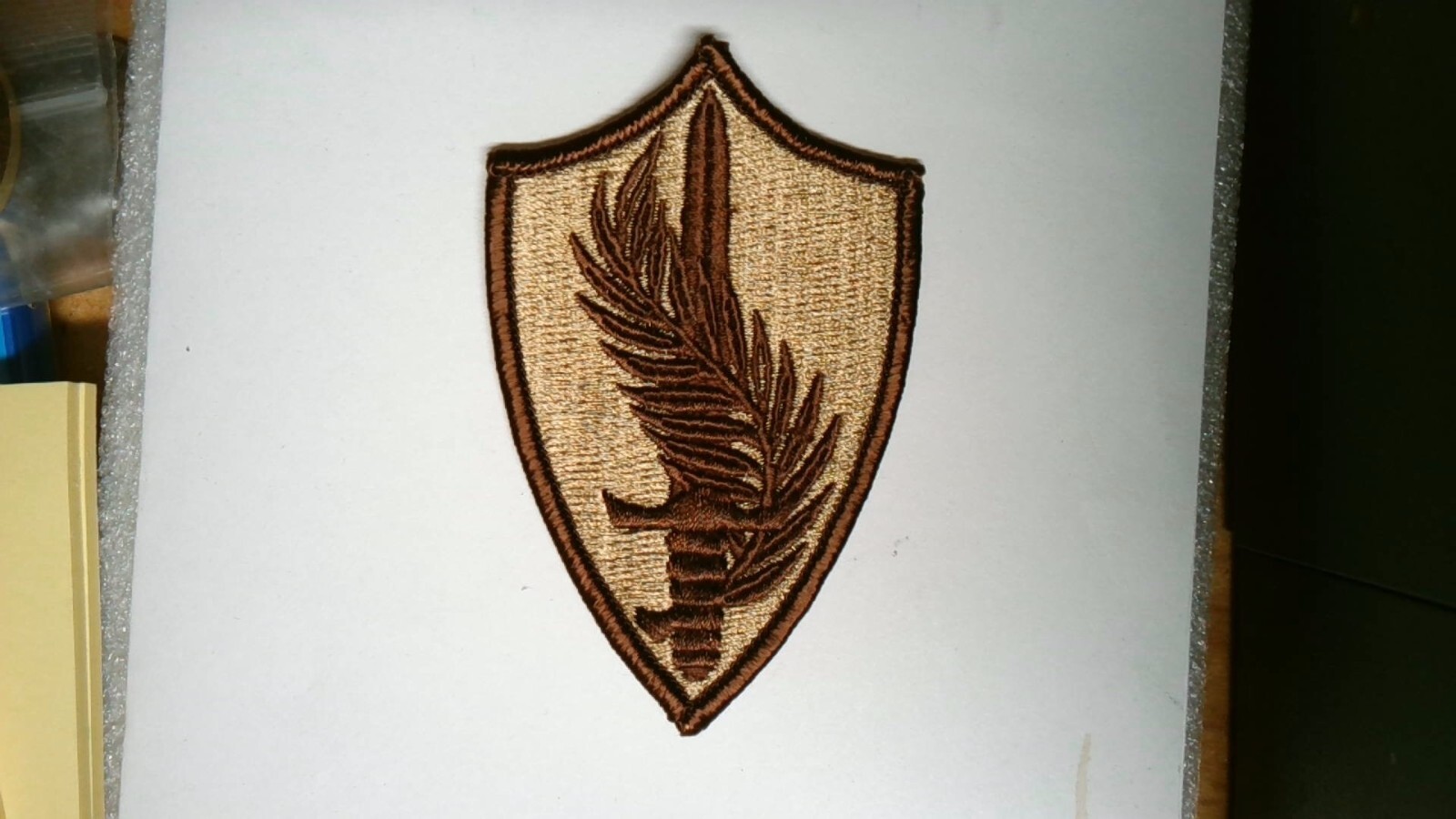 MILITARY PATCH SEW ON DESERT US ARMY CENTRAL COMMAND COMBAT