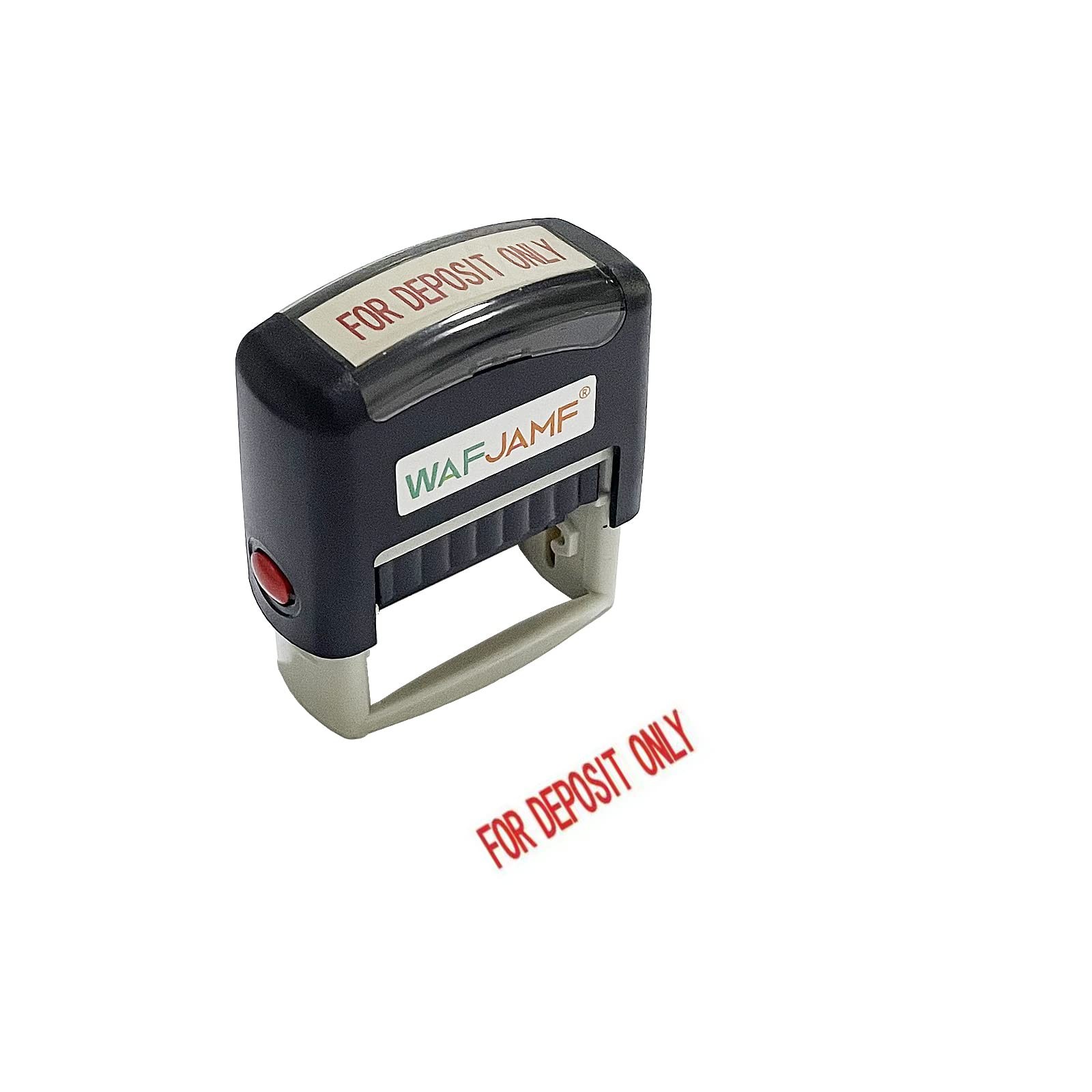 Paid Message Stamp Self-Inking Rubber Office Stamp Red Ink Medium