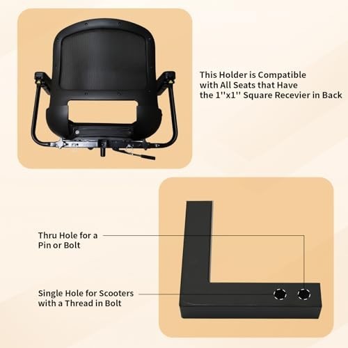 Universal Walker Holder for Mobility Scooters - Heavy Duty, Lightweight, Easy In