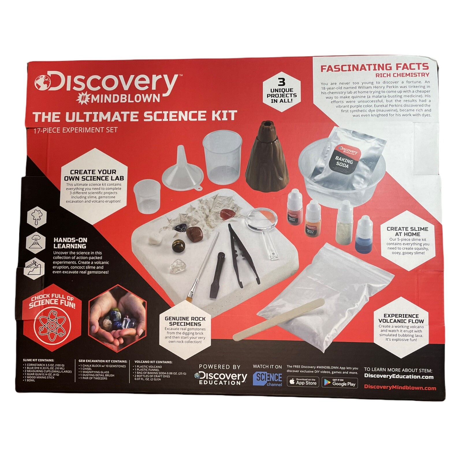 Discovery #Mindblown Ultimate Science Kit 17 Piece Set - In Home Science