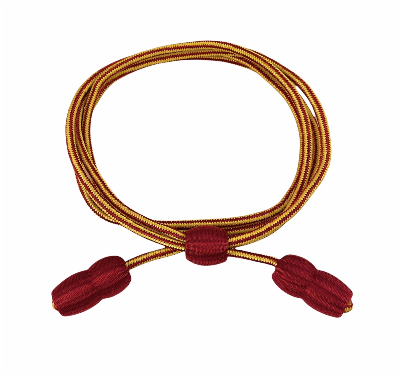 🌟US Army Transportation Corps, Red & Yellow Acorn Campaign Hat Cord Band