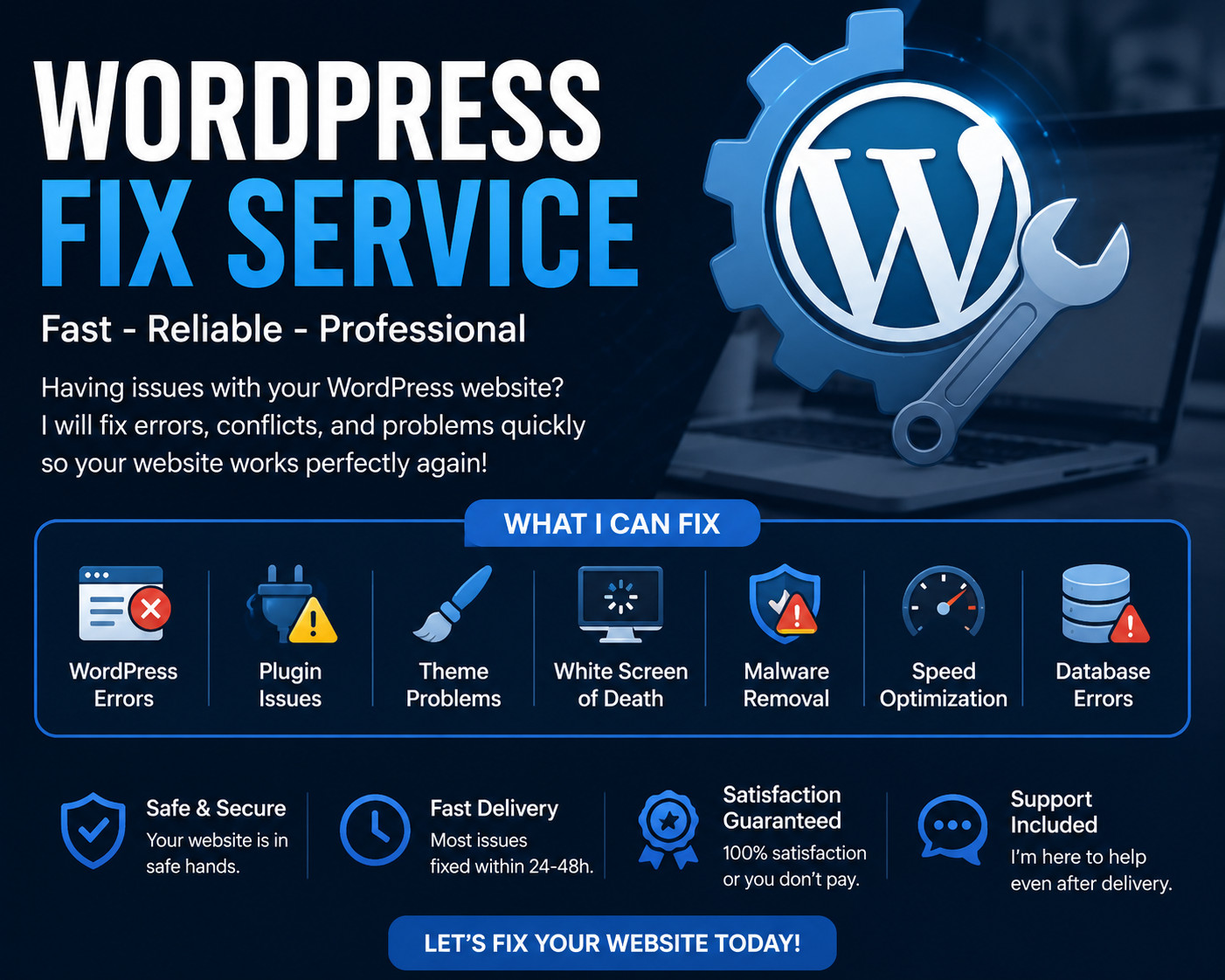 WordPress Website Repair Service