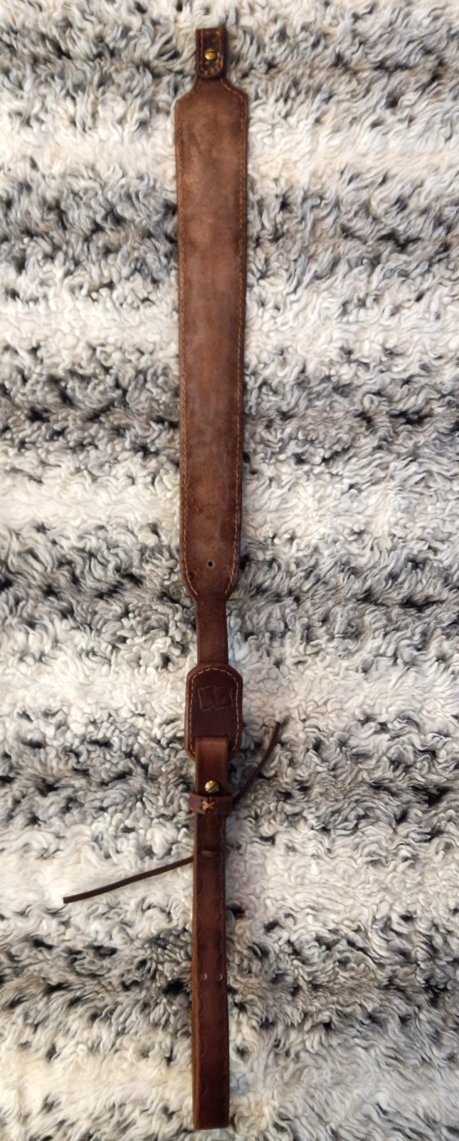 100% Full grain leather handcrafted gun sling