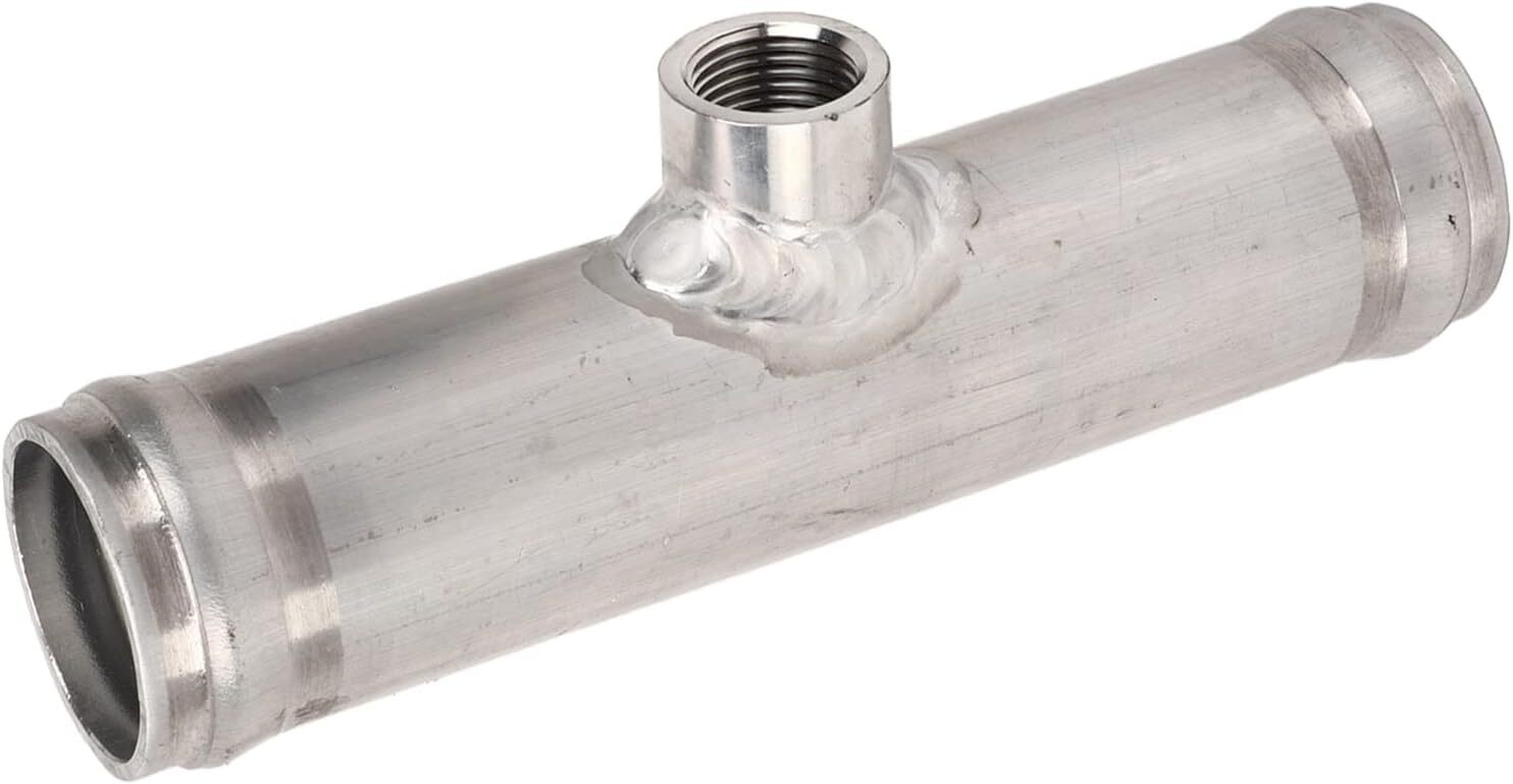 1pc Inline Hose Temperature Sensor Adapter, 3/8in NPT Temperature Sensor Adapter
