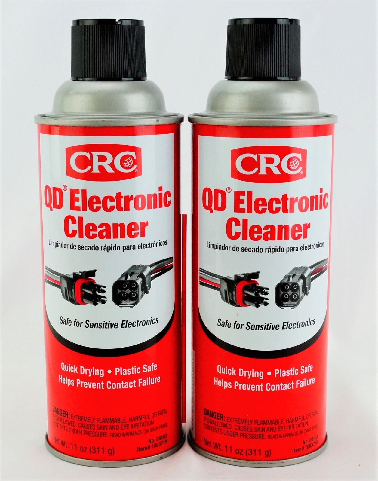 CRC QD Electronic Cleaner 11 oz Can 05103 2 Pack