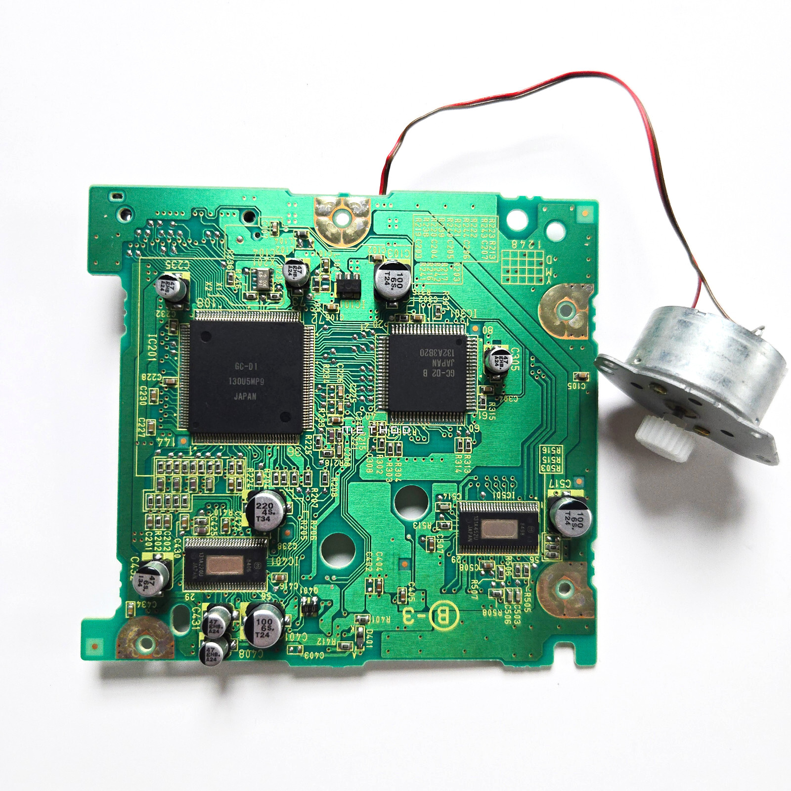 Nintendo GameCube Optical DVD Drive PCB Board (RECAPPED) (NEW CAPACITORS)