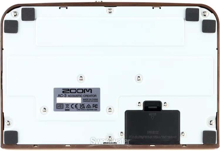 Zoom AC-3 Acoustic Creator Enhanced Direct Box and Multi-effects Pedal