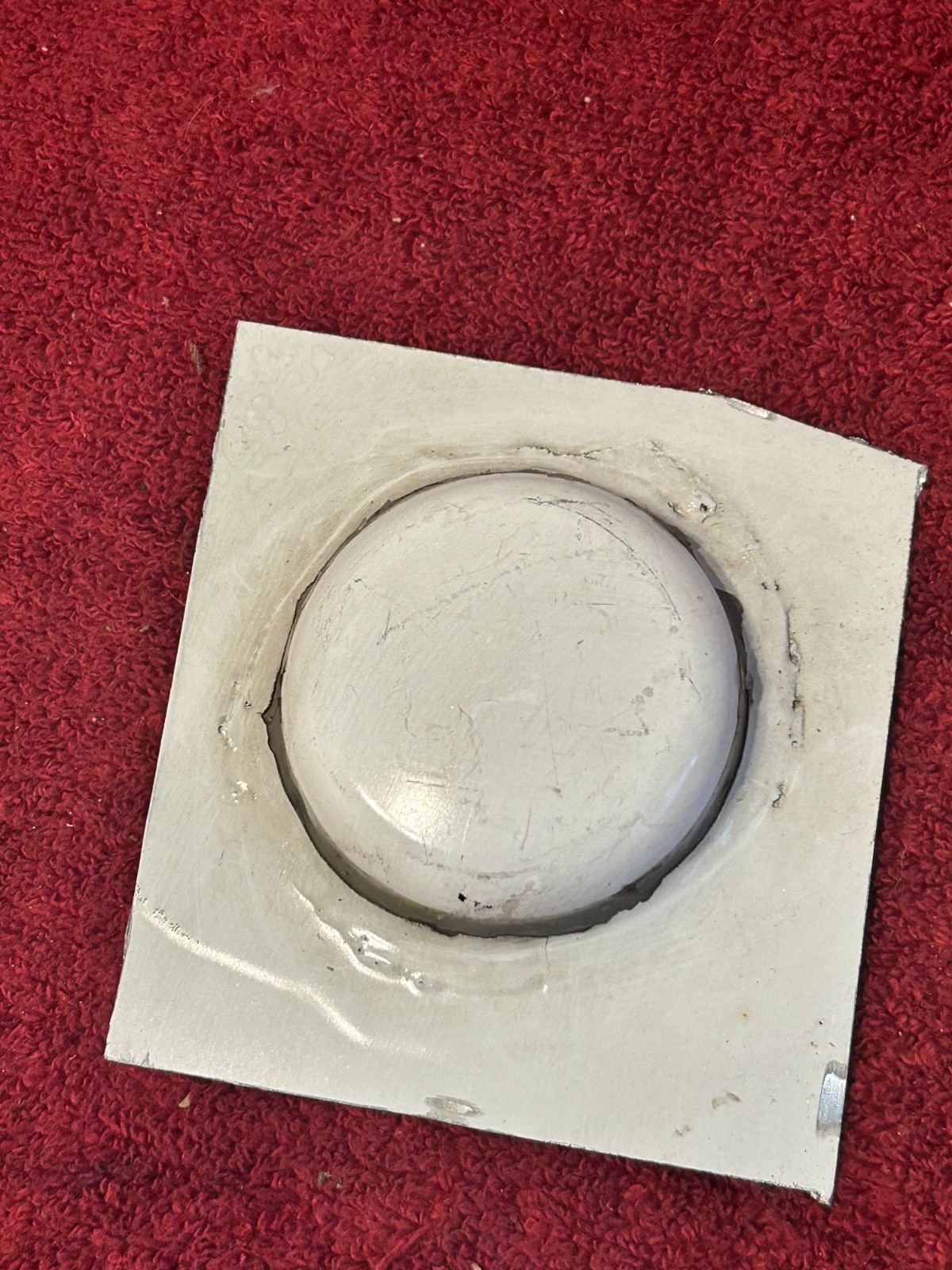 AVIATION ROUND ANTENNA 2 3/4" DIAMETER WITH MOUNT PLATE