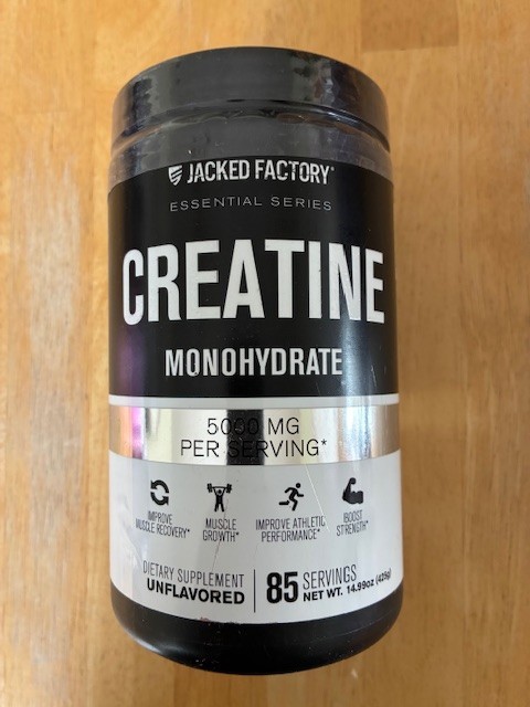 Jack Factory Creatine Monohydrate Powder UNFLAVORED 85 Servings