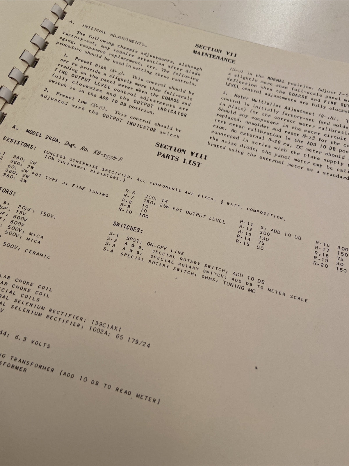 Kay Electric Mega-Node 240 A B Operating/Maintenance Manual