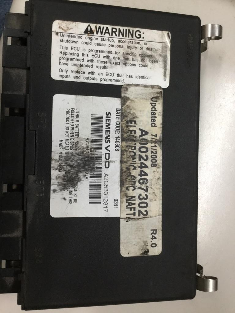 Replaces A 002 446 73 02 2009 FREIGHTLINER COLUMBIA 112 CHASSIS CONTROL MODULE